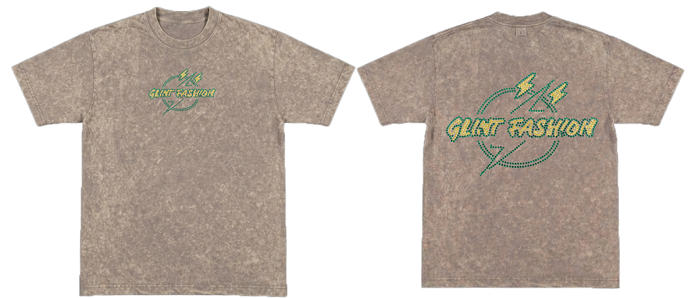 RHINESTONE ACID WASH